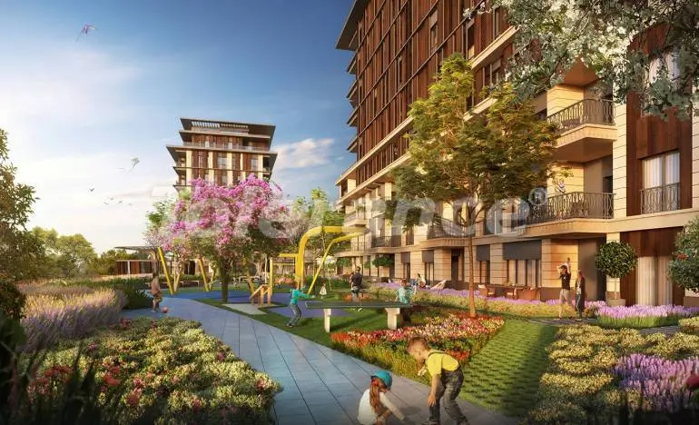 Квартира в Стамбуле с бассейном в рассрочку: купить недвижимость в Турции - 25820