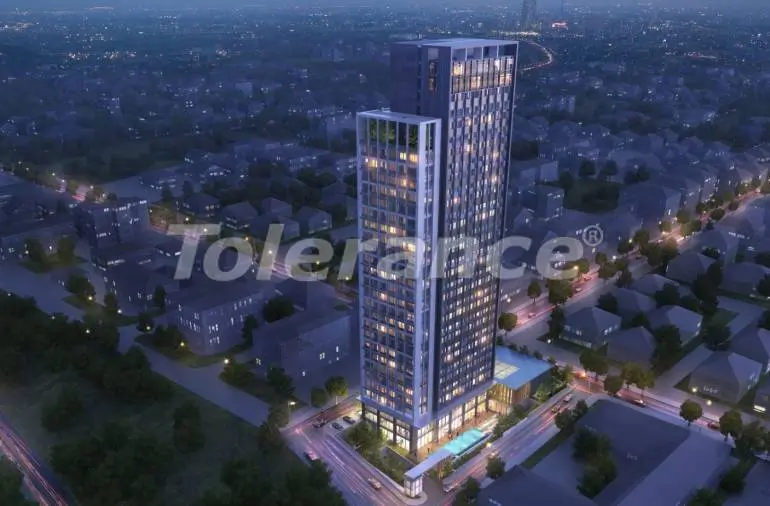 Квартира в Стамбуле с бассейном в рассрочку: купить недвижимость в Турции - 31601