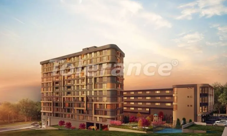 Квартира в Стамбуле с бассейном в рассрочку: купить недвижимость в Турции - 37203