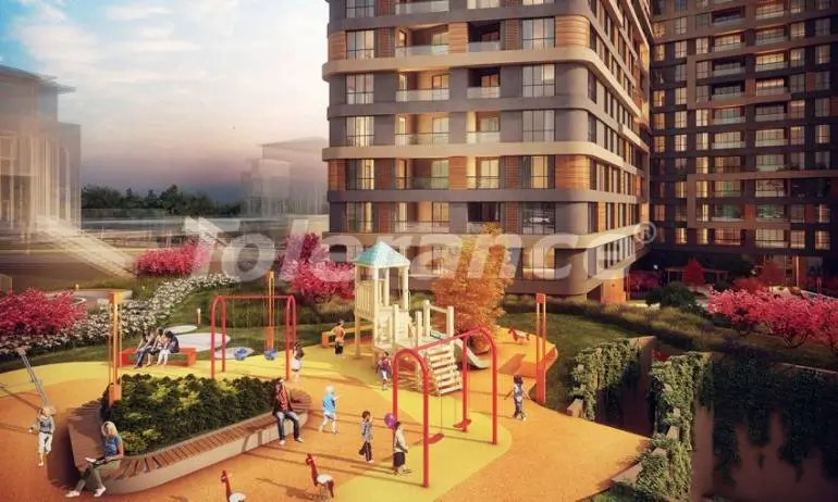Квартира в Стамбуле с бассейном в рассрочку: купить недвижимость в Турции - 37204