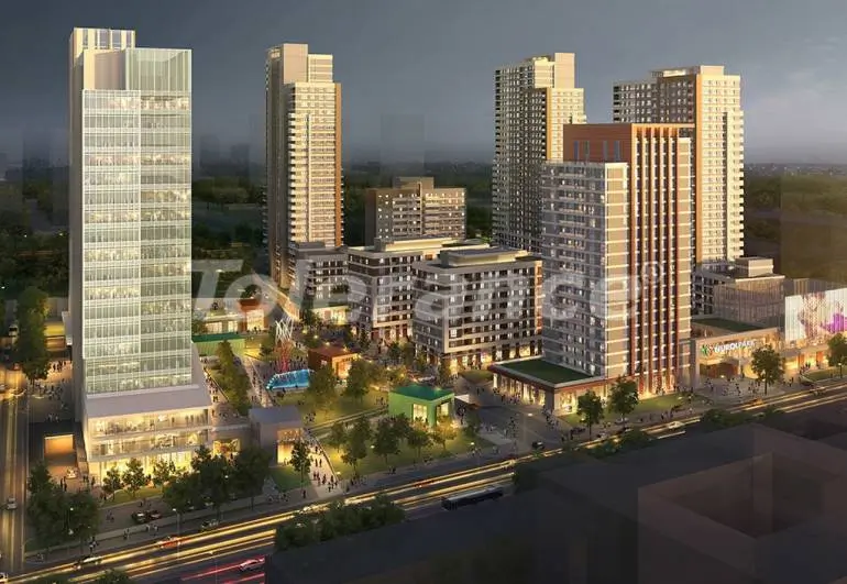 Квартира в Стамбуле с бассейном в рассрочку: купить недвижимость в Турции - 7307