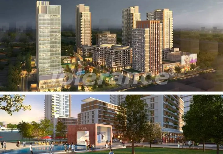 Квартира в Стамбуле с бассейном в рассрочку: купить недвижимость в Турции - 7314