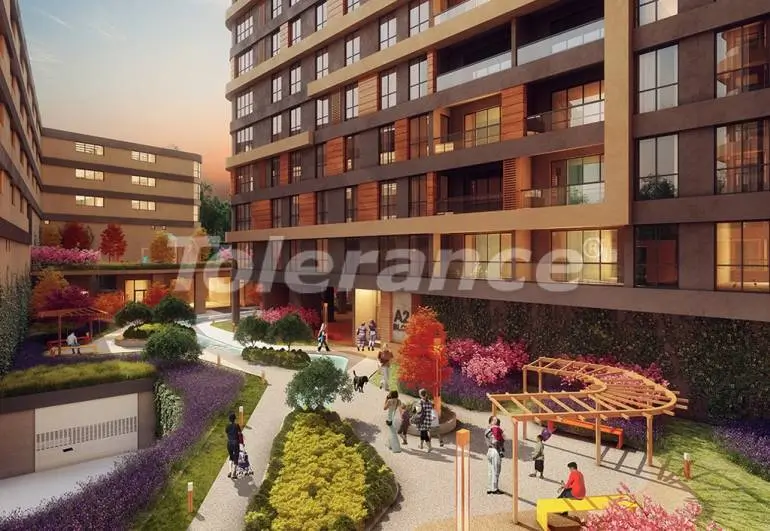 Квартира в Стамбуле с бассейном в рассрочку: купить недвижимость в Турции - 7322