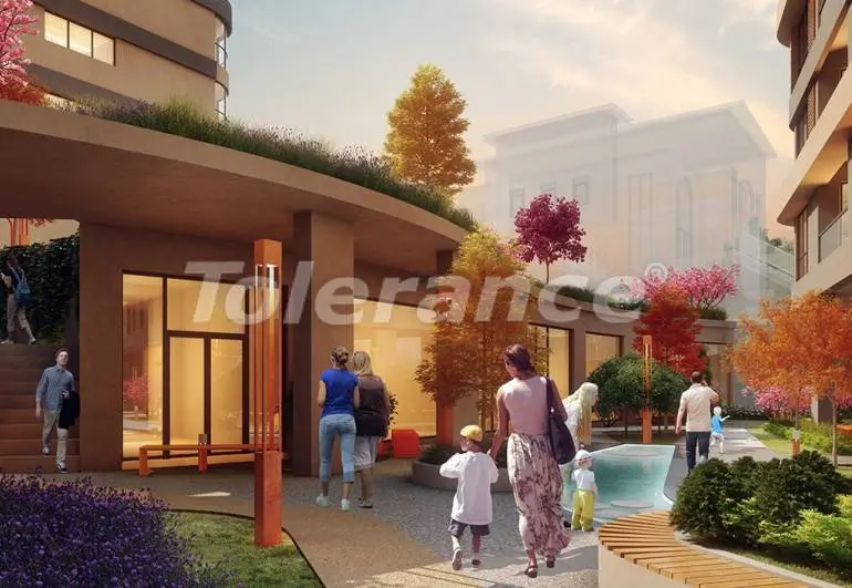 Квартира в Стамбуле с бассейном в рассрочку: купить недвижимость в Турции - 7323