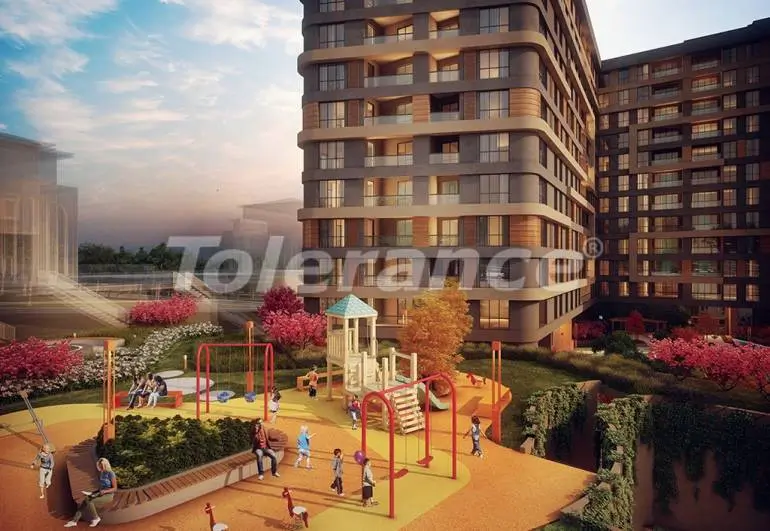 Квартира в Стамбуле с бассейном в рассрочку: купить недвижимость в Турции - 7325