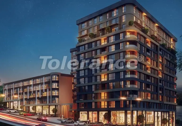 Квартира в Стамбуле с бассейном в рассрочку: купить недвижимость в Турции - 7326