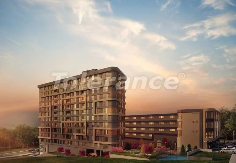 Квартира в Стамбуле с бассейном в рассрочку: купить недвижимость в Турции - 7328