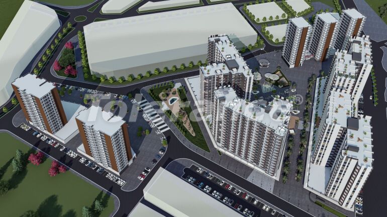 Квартира от застройщика в Тарсус, Мерсин с бассейном: купить недвижимость в Турции - 60150