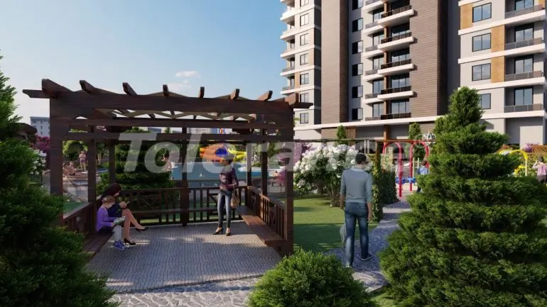 Квартира от застройщика в Тедже, Мерсин, Мерсин вид на море с бассейном в рассрочку: купить недвижимость в Турции - 35786