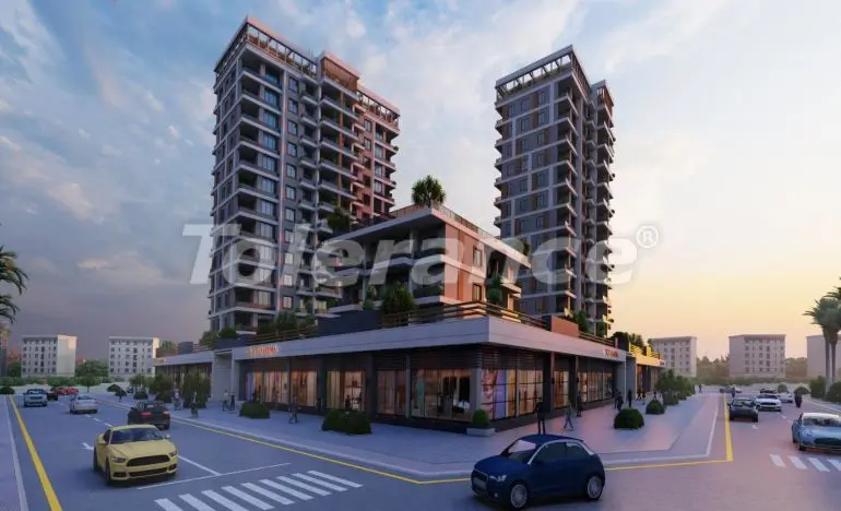 Квартира от застройщика в Тедже, Мерсин, Мерсин вид на море с бассейном в рассрочку: купить недвижимость в Турции - 35806