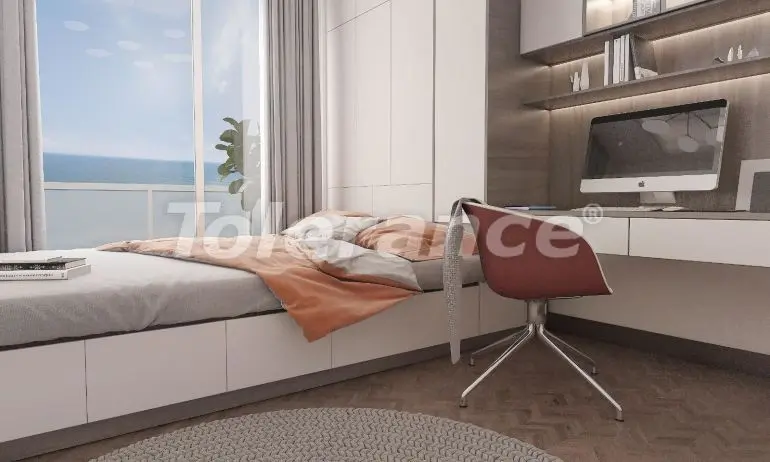 Квартира от застройщика в Тедже, Мерсин, Мерсин вид на море с бассейном в рассрочку: купить недвижимость в Турции - 35813