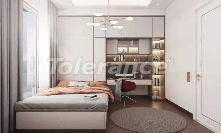 Квартира от застройщика в Тедже, Мерсин, Мерсин вид на море с бассейном в рассрочку: купить недвижимость в Турции - 35815