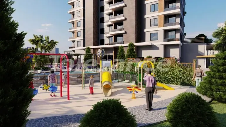 Квартира от застройщика в Тедже, Мерсин, Мерсин вид на море с бассейном в рассрочку: купить недвижимость в Турции - 35817