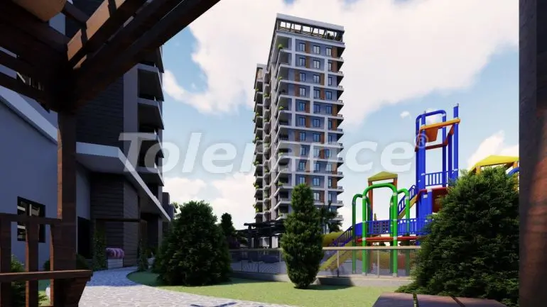 Квартира от застройщика в Тедже, Мерсин, Мерсин вид на море с бассейном в рассрочку: купить недвижимость в Турции - 35821