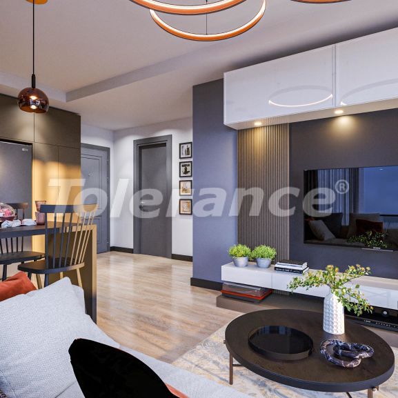 Квартира от застройщика в Тедже, Мерсин, Мерсин вид на море с бассейном - 51312 Квартира от застройщика в Тедже, Мерсин, Мерсин вид на море с бассейном: купить недвижимость в Турции - 51312