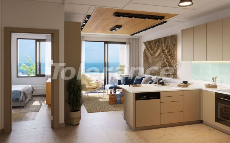 Квартира от застройщика в Тедже, Мерсин, Мерсин вид на море с бассейном в рассрочку: купить недвижимость в Турции - 57245