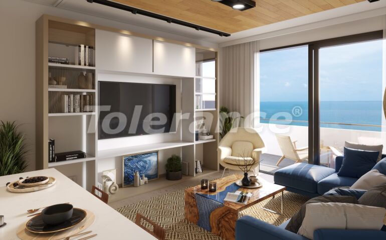 Квартира от застройщика в Тедже, Мерсин, Мерсин вид на море с бассейном в рассрочку: купить недвижимость в Турции - 57246