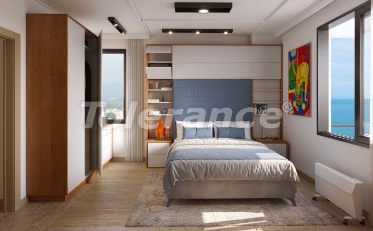 Квартира от застройщика в Тедже, Мерсин, Мерсин вид на море с бассейном в рассрочку: купить недвижимость в Турции - 57249