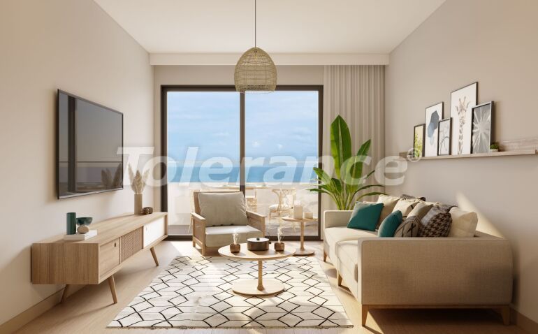 Квартира от застройщика в Тедже, Мерсин, Мерсин вид на море с бассейном в рассрочку: купить недвижимость в Турции - 57253