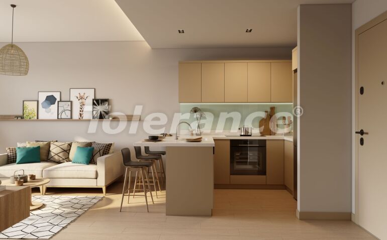 Квартира от застройщика в Тедже, Мерсин, Мерсин вид на море с бассейном в рассрочку: купить недвижимость в Турции - 57254