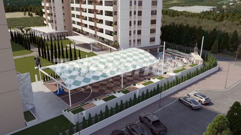 Квартира от застройщика в Тедже, Мерсин, Мерсин вид на море с бассейном в рассрочку: купить недвижимость в Турции - 57255