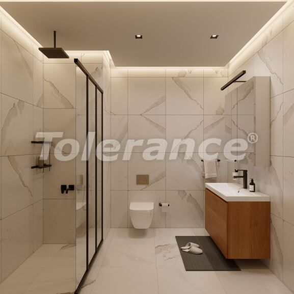 Квартира от застройщика в Тедже, Мерсин, Мерсин вид на море с бассейном в рассрочку: купить недвижимость в Турции - 57258