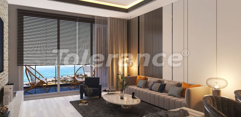 Квартира от застройщика в Тедже, Мерсин, Мерсин вид на море с бассейном: купить недвижимость в Турции - 57903