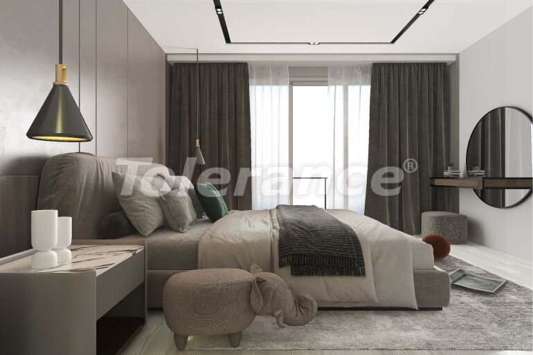 Квартира от застройщика в Тедже, Мерсин, Мерсин вид на море с бассейном: купить недвижимость в Турции - 57910