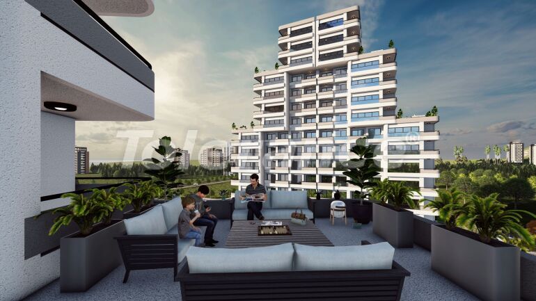 Квартира от застройщика в Тедже, Мерсин, Мерсин вид на море с бассейном в рассрочку: купить недвижимость в Турции - 62767