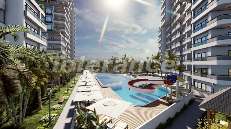 Квартира от застройщика в Тедже, Мерсин, Мерсин вид на море с бассейном в рассрочку: купить недвижимость в Турции - 62770