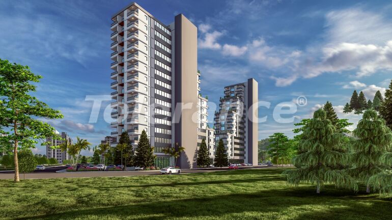 Квартира от застройщика в Тедже, Мерсин, Мерсин вид на море с бассейном в рассрочку: купить недвижимость в Турции - 62773