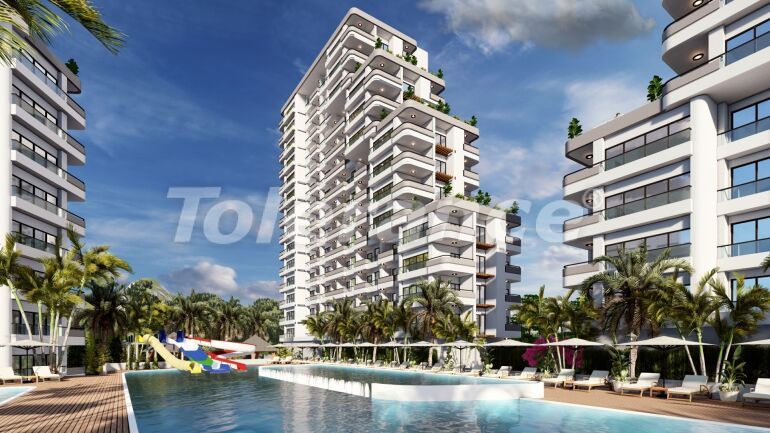 Квартира от застройщика в Тедже, Мерсин, Мерсин вид на море с бассейном в рассрочку: купить недвижимость в Турции - 62776