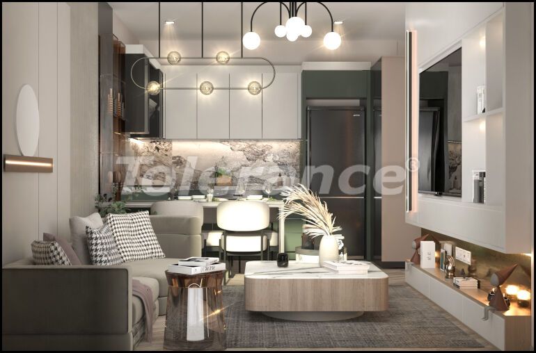 Квартира от застройщика в Тедже, Мерсин, Мерсин вид на море с бассейном в рассрочку: купить недвижимость в Турции - 63381