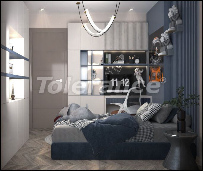 Квартира от застройщика в Тедже, Мерсин, Мерсин вид на море с бассейном в рассрочку: купить недвижимость в Турции - 63393