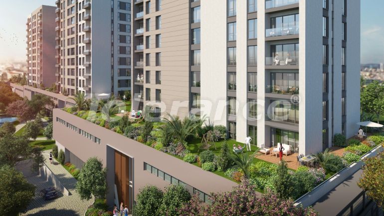 Квартира от застройщика в Топкапы, Стамбул с бассейном в рассрочку: купить недвижимость в Турции - 133264