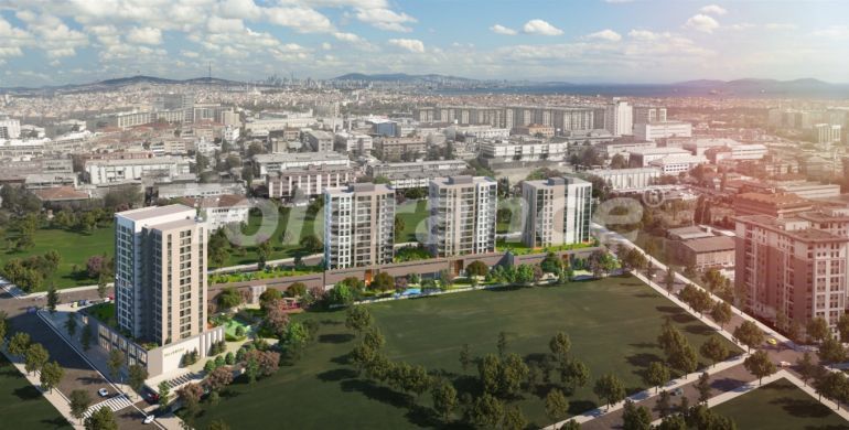 Квартира от застройщика в Топкапы, Стамбул с бассейном в рассрочку: купить недвижимость в Турции - 133271