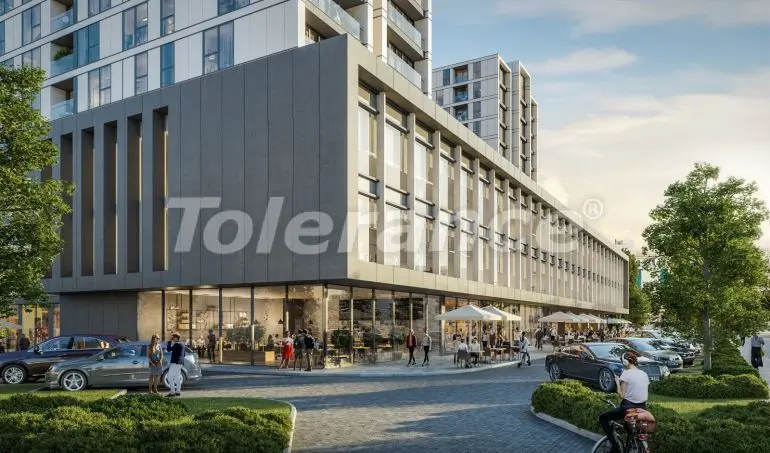 Квартира от застройщика в Топкапы, Стамбул с бассейном - 35891 Квартира от застройщика в Топкапы, Стамбул с бассейном: купить недвижимость в Турции - 35891