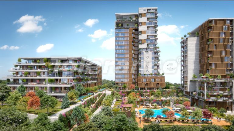 Квартира от застройщика в Умрание, Стамбул с бассейном в рассрочку: купить недвижимость в Турции - 131057