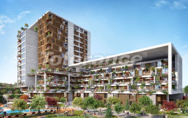 Квартира от застройщика в Умрание, Стамбул с бассейном в рассрочку: купить недвижимость в Турции - 131061