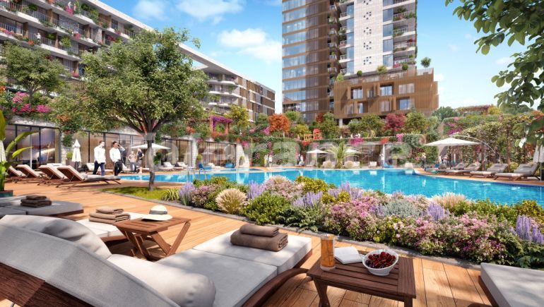 Квартира от застройщика в Умрание, Стамбул с бассейном в рассрочку: купить недвижимость в Турции - 131064