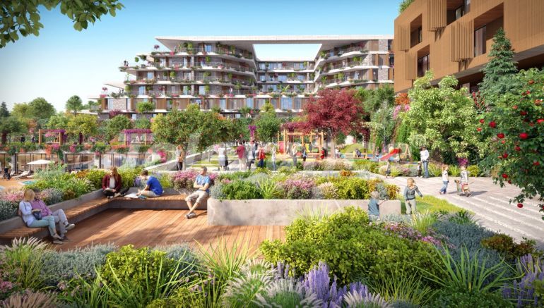 Квартира от застройщика в Умрание, Стамбул с бассейном в рассрочку: купить недвижимость в Турции - 131066