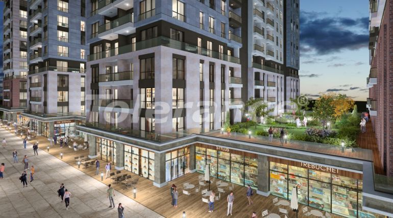 Квартира от застройщика в Зейтинбурну, Стамбул с бассейном в рассрочку: купить недвижимость в Турции - 130938