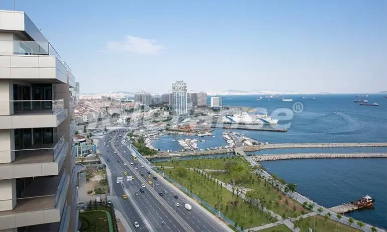 Квартира от застройщика в Зейтинбурну, Стамбул вид на море с бассейном - 37260 Квартира от застройщика в Зейтинбурну, Стамбул вид на море с бассейном: купить недвижимость в Турции - 37260