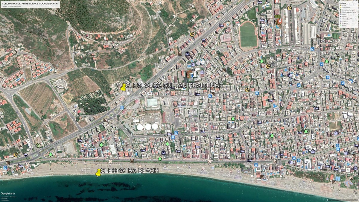 Квартира от застройщика в Центре, Аланья вид на море с бассейном: купить недвижимость в Турции - 28567