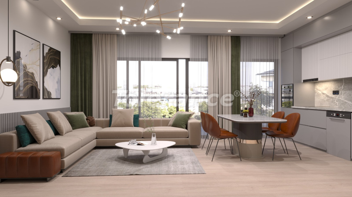 Квартира от застройщика в Анталии с бассейном в рассрочку: купить недвижимость в Турции - 138762