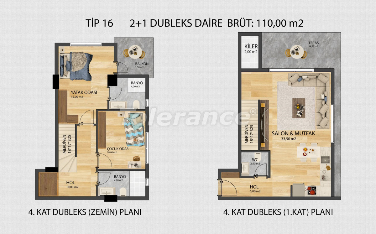 Квартира от застройщика в Анталии с бассейном в рассрочку: купить недвижимость в Турции - 138763