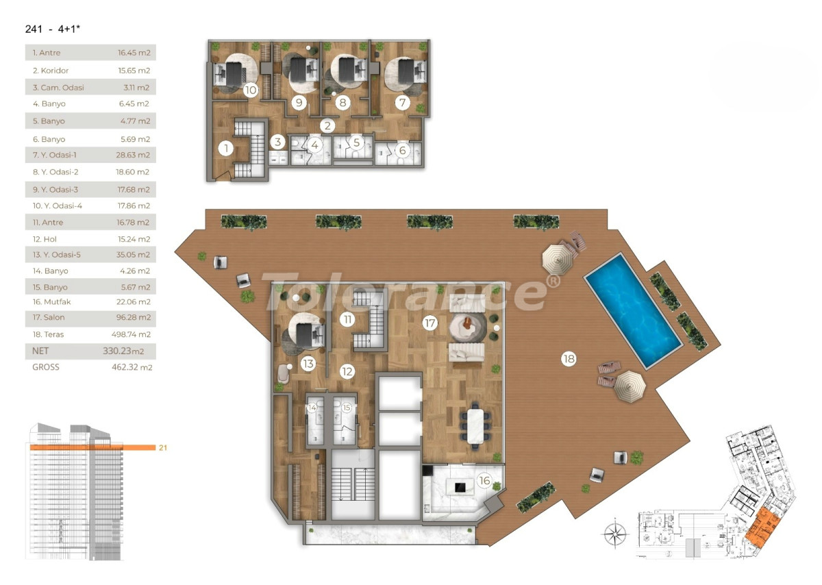 Квартира от застройщика в Арнавуткёй, Стамбул вид на море с бассейном в рассрочку: купить недвижимость в Турции - 131815