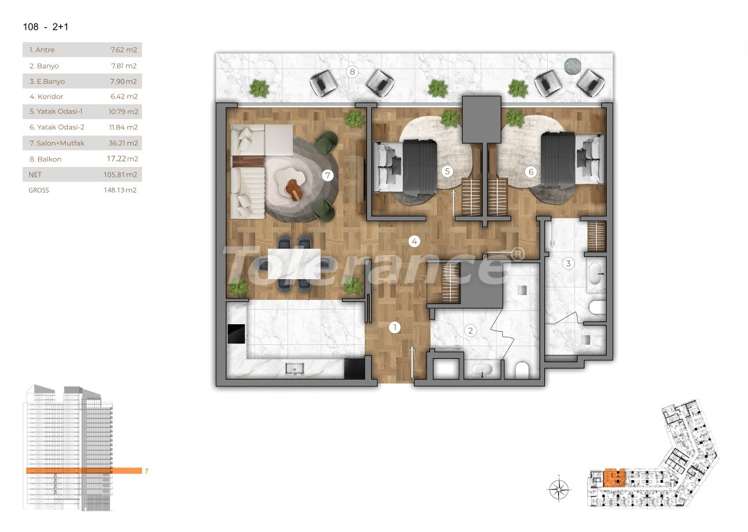 Квартира от застройщика в Арнавуткёй, Стамбул вид на море с бассейном в рассрочку: купить недвижимость в Турции - 131820