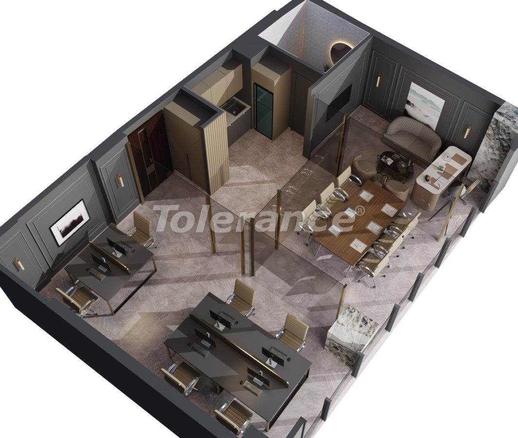 Квартира от застройщика в Аташехире, Стамбул с бассейном: купить недвижимость в Турции - 129176