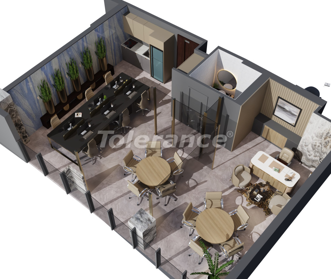 Квартира от застройщика в Аташехире, Стамбул с бассейном: купить недвижимость в Турции - 129177